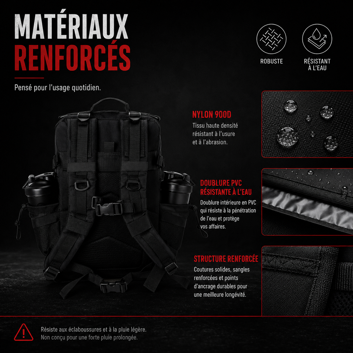 Sac à dos training 45L