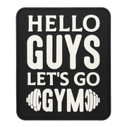 Patch PVC velcro "HELLO GUYS"